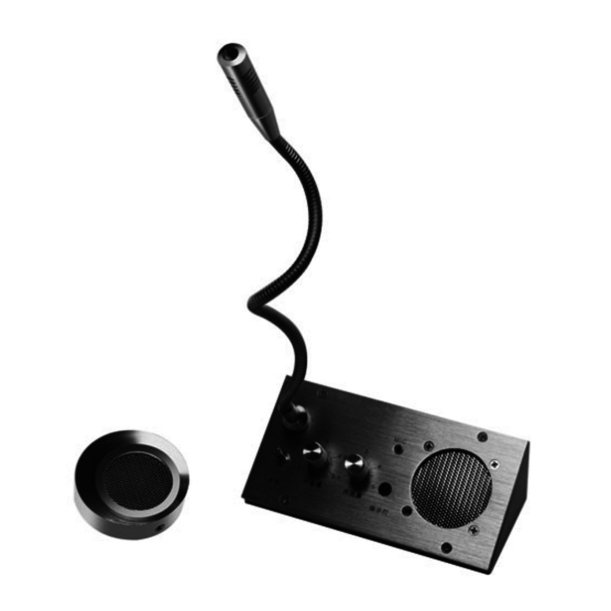 Sistema de Intercomunicación | Ideal para Ventanillas | Audio de voz de dos vías | 12V/1A 2W | Micrófono Interior + Micrófono Exterior Sistema de Intercomunicación | Ideal para Ventanillas | Audio de voz de dos vías | 12V/1A 2W | Micrófono Interior + Micrófono Exterior